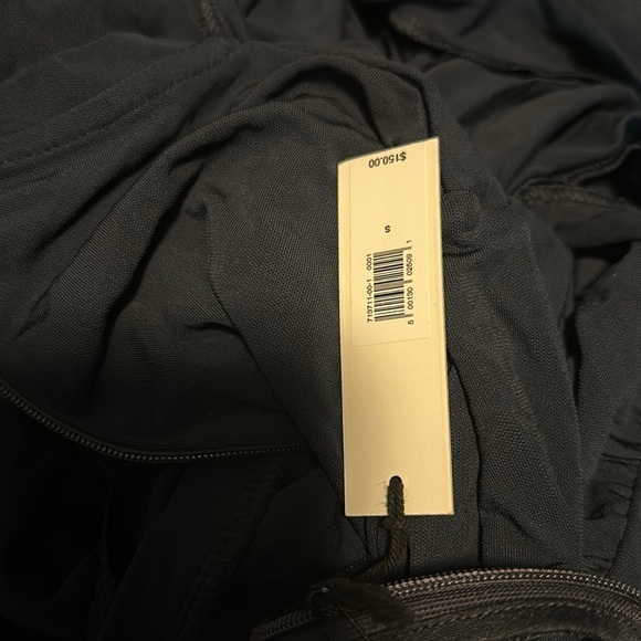 NWT! BANANA REPUBLIC WOMENS NAVY JERSEY KNIT TWIST-FRONT MAXI DRESS - TALL ONLY💜 - Picture 8 of 10